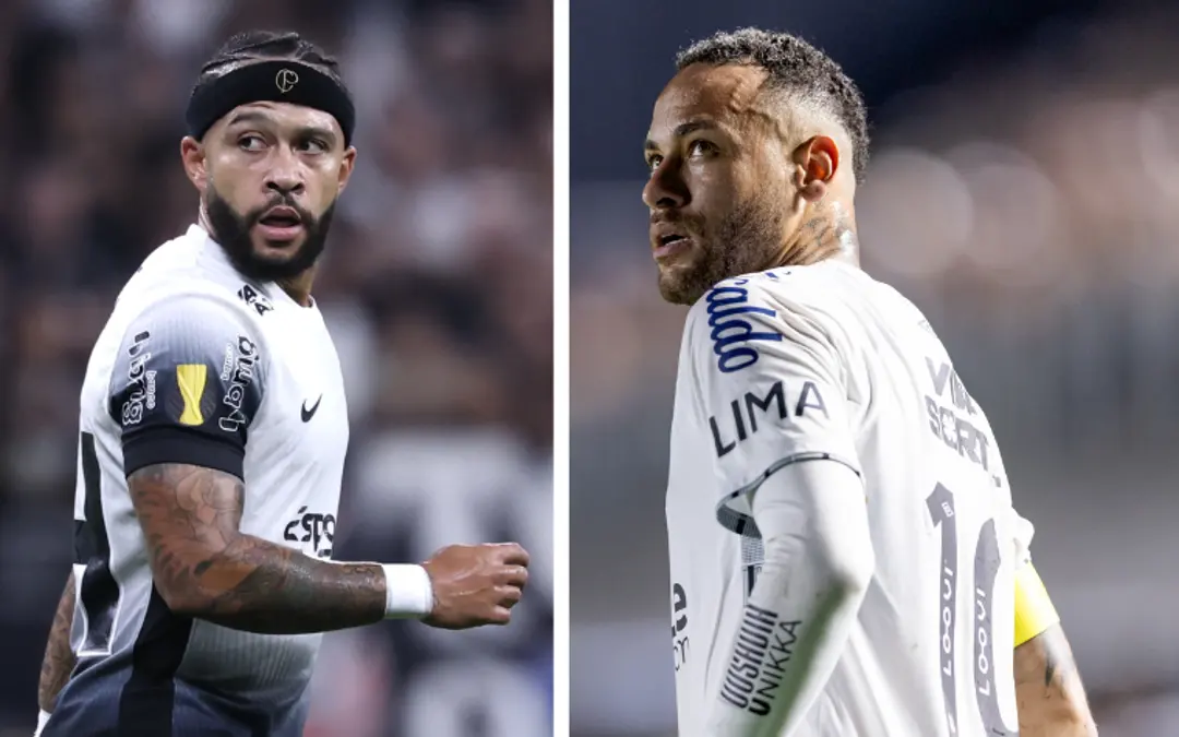 Memphis x Neymar: Quem Venceu Mais Duelo? Confira o Retrospecto de Corinthians e Santos