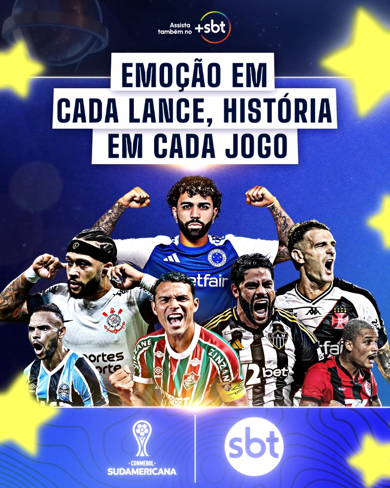 SBT fecha com seis anunciantes para nova temporada da Conmebol Sul-Americana